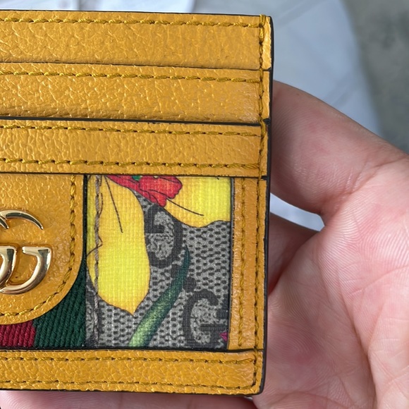 Gucci Flora Print Marmont Card Holder - Picture 11 of 17